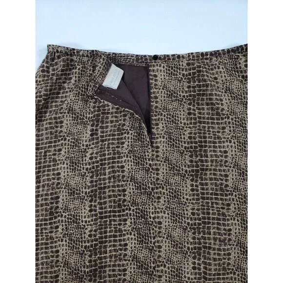 First Issue Liz Claiborne Skirt Women's Size 18 Crocodile Pattern - Picture 7 of 11